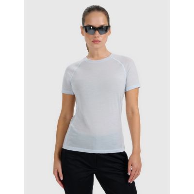 Women's Merino Wool Trekking T-shirt 4F 4FWAW25TFTSF1527-34S