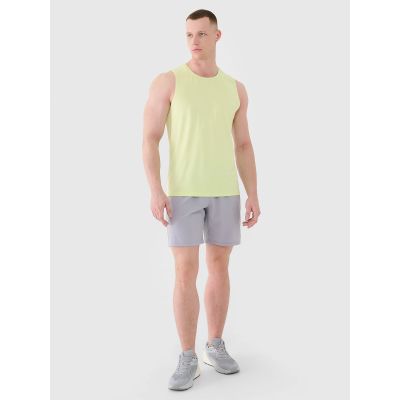 2. Men's quick-drying training tank top 4F 4FWSS25TFSLM460-45S