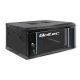 Qoltec RACK Cabinet 19" | 4U | 600 x 280 x 450 | Black | Wall-mounted