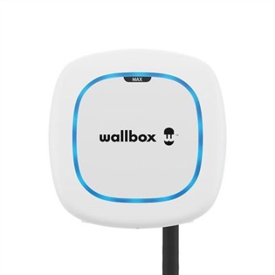 Wallbox Pulsar Max PLP4-M-2-4-9-00 22 kW Electric Vehicle Charger, Wi-Fi, Bluetooth, 7 million, White