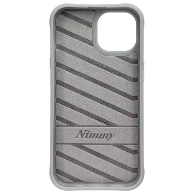 5. Nimmy Glasses Cool Cat iPhone 15 Case - Gray