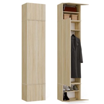 4. HAGA 1-Door SONOMA Wardrobe