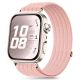 Tech-Protect Nylon Strap for Huawei Watch Fit 3 / 4 / 4 Pro / 5 / 5 Pro - Pink