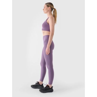 2. Women's High Waist Training Leggings 4F 4FRAW24TFTIF353-50S