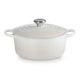 6. Le Creuset 21177247164430 cauldron 4.2 l White