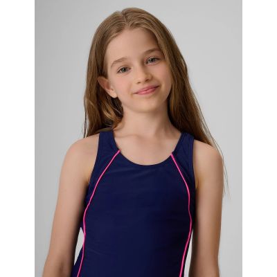 5. Girls' one-piece swimsuit 4F 4FJRSS26USWSF148-31S