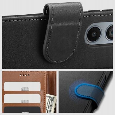 3. Tech-Protect Wallet Case for Samsung Galaxy A16 4G / 5G - Black