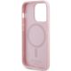 7. Guess GUHMP14XPSAHMCP case for iPhone 14 Pro Max - pink Saffiano MagSafe
