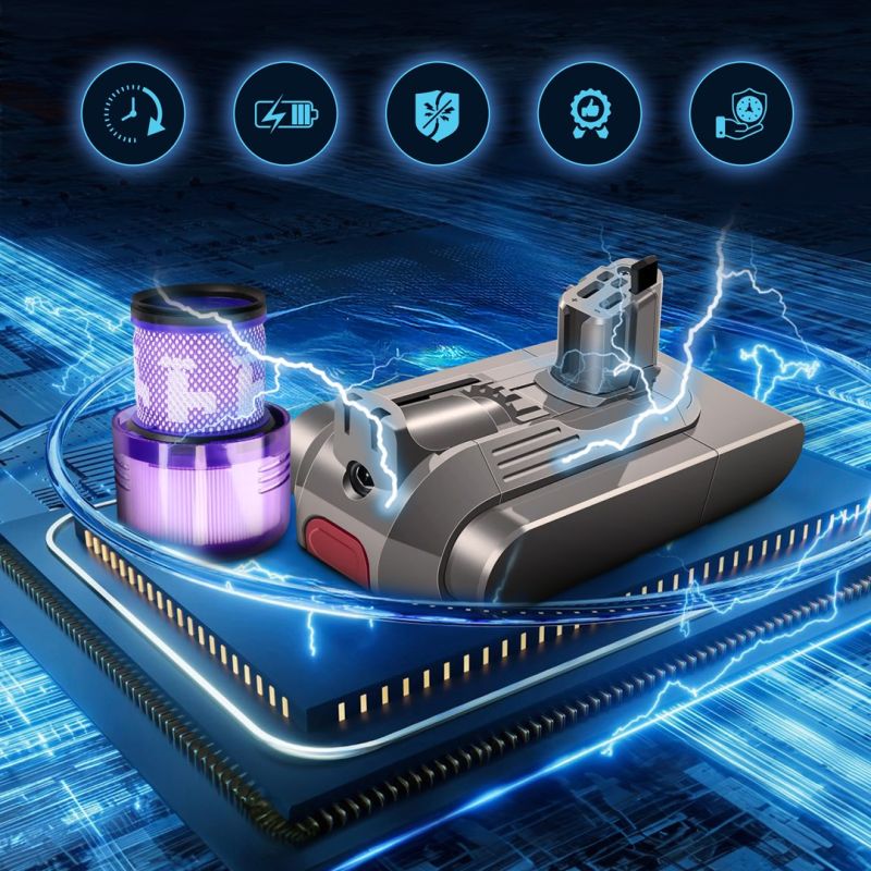 3. Extralink EX.94552 Vacuum Cleaner Accessory/Consumable Battery Handheld Vacuum Cleaner