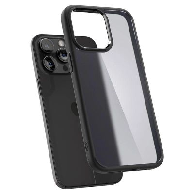 6. Spigen Ultra Hybrid iPhone 15 Pro Case - Clear Black