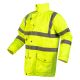 Hi-Vis 5-in-1 Work Jacket, Insulated, Yellow, Size L