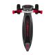 18. Globber Master Prime 3-wheel scooter / Black - New Red 664-102