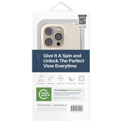 5. Uniq Swivix 360 Rotating Kickstand Case for iPhone 16 - Gold