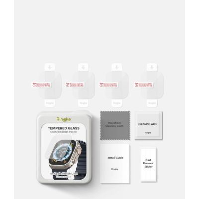 12. Ringke ID FC Glass 4-pack tempered glass for Apple Watch Ultra 1 / 2 (49 mm)