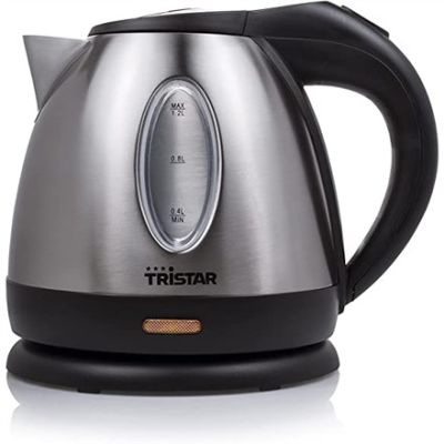 10. Tristar WK-1323 Electric Kettle 1.2 L 1500 W Stainless Steel