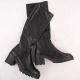 14. Women’s Heeled Platform Boots, Warm-Lined, Black, Vinceza 58332