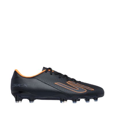6. Skechers Academy AG Football Boots Black and Orange 252120 BKOR