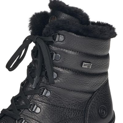 30. Remonte W RKR629B insulated leather ankle boots, black