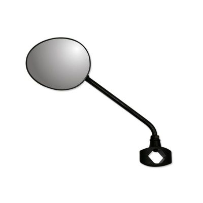 AJS short clamp mirror, black