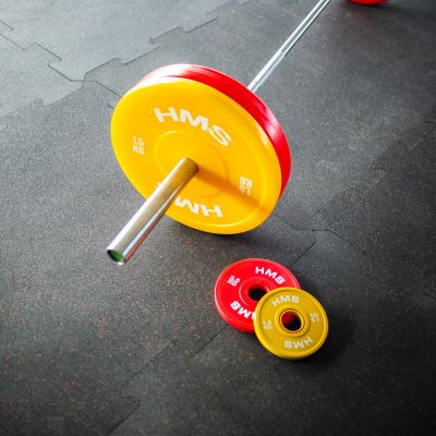 2. TPP05 (2 x 5.0 KG) WHITE OLYMPIC PLATE TECHNICAL PE 2 x 5.0 KG HMS