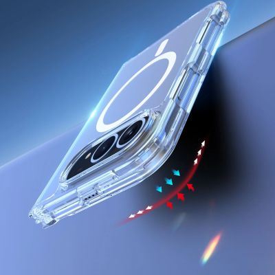 11. Dux Ducis Clin Mag iPhone Duo Case Compatible with MagSafe - Transparent