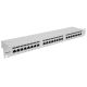 2. INTELLINET 24-Port Cat6a Patchpanel FTP 1HE gray