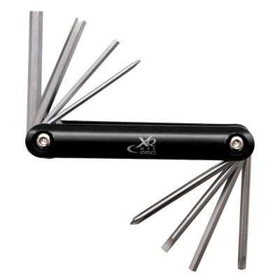 3. 8-IN-1 XQMAX PRO BLACK BIKE REPAIR TOOL KIT