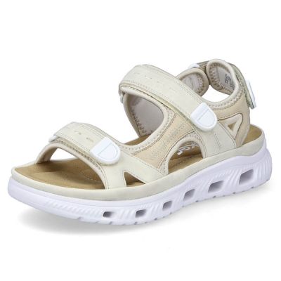 10. Rieker W RKR691 comfortable velcro sandals beige