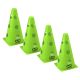 Set of 4 training cones - 23 cm green / PT4-12WH-G