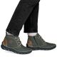 12. Women's leather ankle boots insulated green Rieker 55036-54