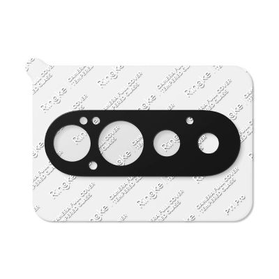 4. Ringke Tempered Glass Camera Full Cover 2-Pack for Google Pixel 11 Pro - Black