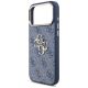 6. Guess 4G Big 4G Classic Logo Case for iPhone 18 Pro Max / 17 Pro Max - Blue and Gold