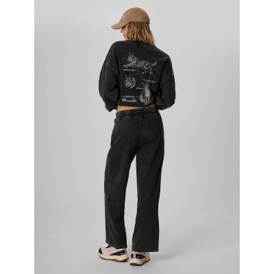 2. Women's wide-leg sweatpants 4F 4FRAW26TTROF2105-20S