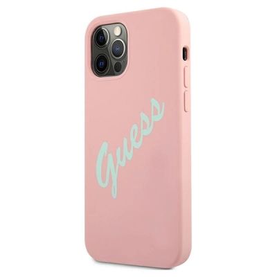 2. Guess GUHCP12LLSVSPG iPhone 12 Pro Max 6.7" rose green/green pink hardcase Silicone Vintage