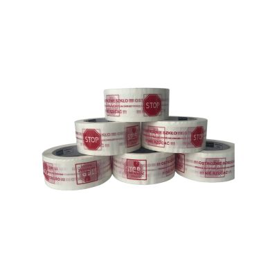4. BSTech adhesive tape with print 48x100m "Careful glass"
