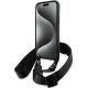 4. BMW M Edition Carbon Stripe & Strap case for iPhone 15 Plus / 14 Plus - black