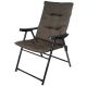 17. FOLDING GARDEN CHAIR 59X66X45/90CM WITH CUSHION GREY