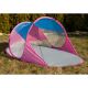 19. SELF-EXPLODING BEACH SCREEN TENT BLUE AND PINK