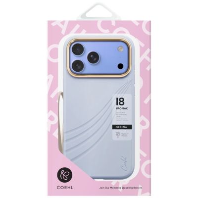 4. Uniq Coehl Serina Magnetic Charging Case for iPhone 18 Pro Max / 17 Pro Max - Blue