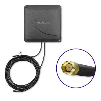 3. Qoltec Antenna 4G LTE DUAL MIMO booster 35dBi 50W 2xSMA male (57041)