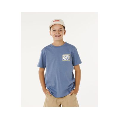 RIP CURL Pacific Rinse Sunrise Tee-Boy Blue