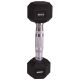 4. HEX RUBBER Dumbbell 2.5 KG ENERO FIT