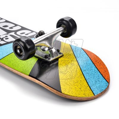 4. METEOR SKATEBOARD WOODEN PEACE green