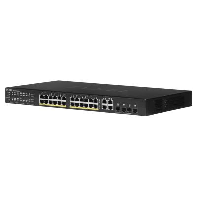 3. Zyxel GS1920-24HP 28-Port PoE Switch (PoE+: 24;), 375 W, Managed Gigabit