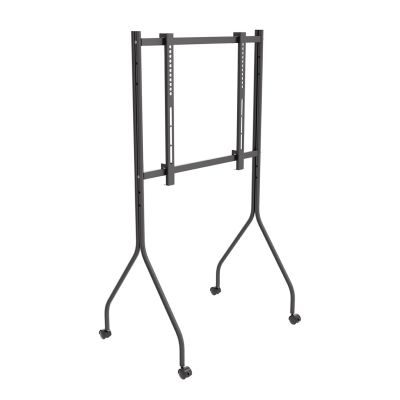 8. MACLEAN TV STAND / TROLLEY FOR MACLEAN TV, ON WHEELS, 37-80", MAX. LOAD 50KG, MAX. VESA 600X400, BLACK, MC-180