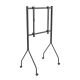 8. MACLEAN TV STAND / TROLLEY FOR MACLEAN TV, ON WHEELS, 37-80", MAX. LOAD 50KG, MAX. VESA 600X400, BLACK, MC-180