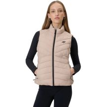 Women's vest 4F F347 beige 4FWSS26TVJAF347 83S