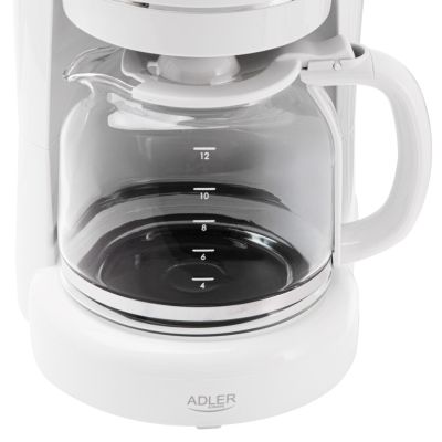 6. ADLER AD 4383w drip coffee maker white