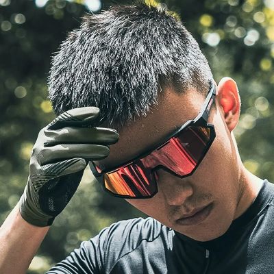 10. Rockbros 16110006003 shock-absorbing cycling gloves size L - green and black