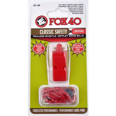 Fox 40 Classic whistle + string 9903-0108 red